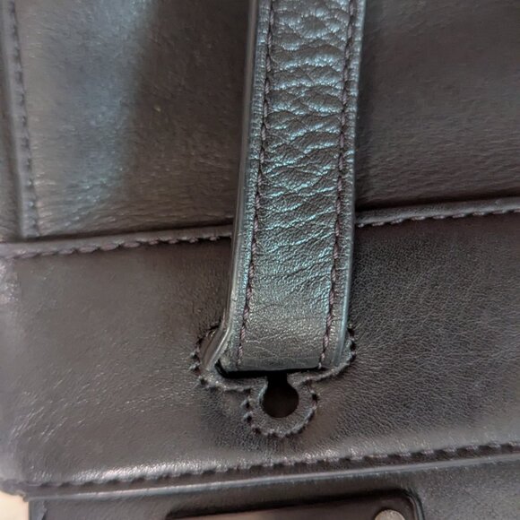 rag & bone Mini Pilot Backpack | Black Italian Lamb Leather - Picture 8 of 11